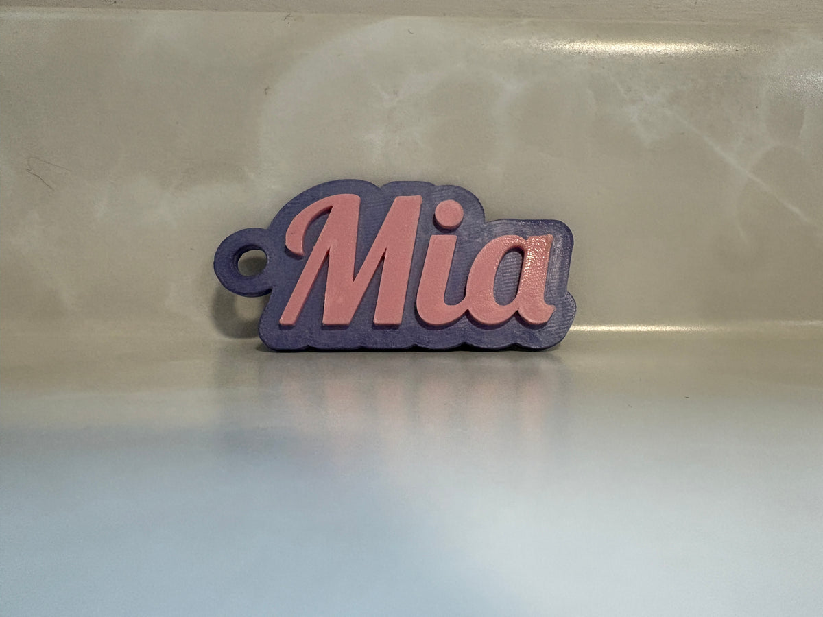 Personalized 3D Name Tag — Backpack, Lunch Bag & Luggage